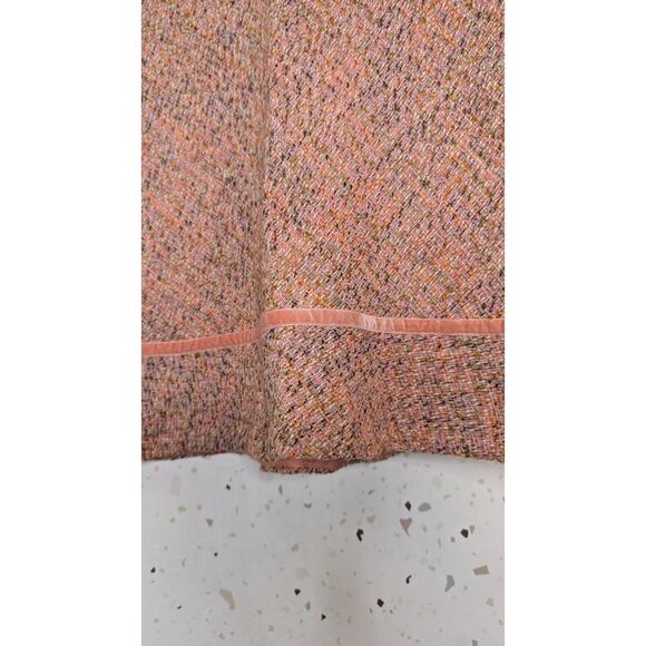 Gap Y2K Trumpet Skirt size 2 Pink Yellow Tweed - Picture 2 of 5